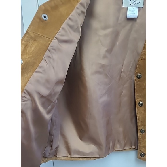 Cripple Creek Vest Men's XL Suede Leather Western Button Cowboy Lined Pockets - Picture 8 of 8